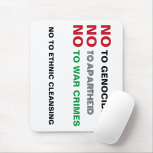 MOUSEPAD LIVRE PALESTINA NÃO AO GENOCÍDIO DE CRIMES DE GUER