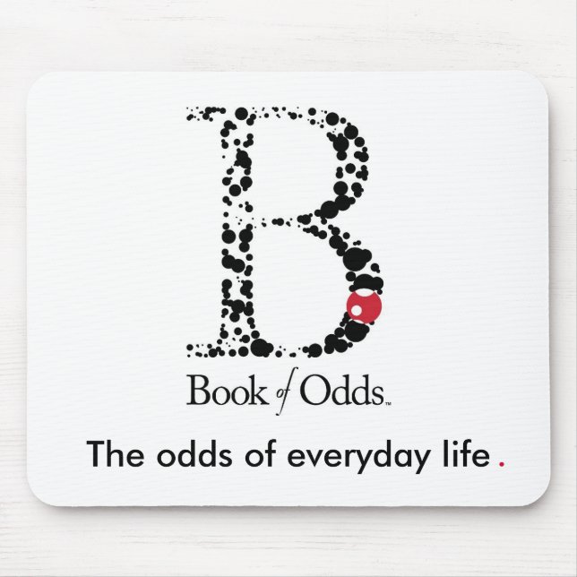 Mousepad Livro do tapete do rato das probabilidades (Frente)