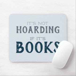 Mousepad Livro Engraçado Lover "Não Engana se é Livro" Azul
