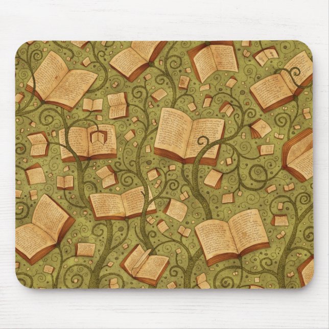 Mousepad Livros (cor 3) (Frente)