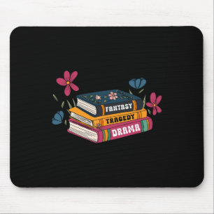 Mousepad Livros De Emoção Fantasia Tragédia Design De Drama