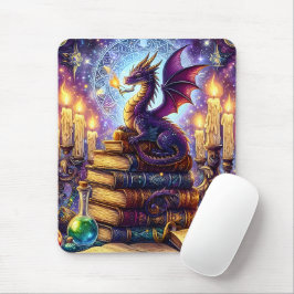 Mousepad Livros do Mágico Dragão Místico