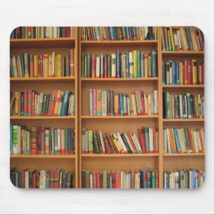 Mousepad Livros na prateleira