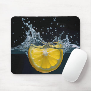 Mousepad Lixo de Água com Fatia de Limão