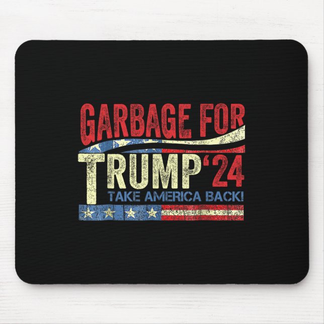 Mousepad Lixo Para Trump 2024 (Frente)