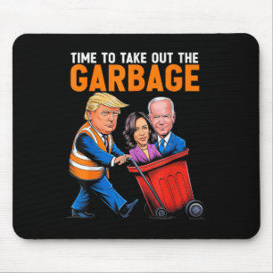 Mousepad Lixo Para Trump 2024, Hora Engraçada De Tirar Lixo