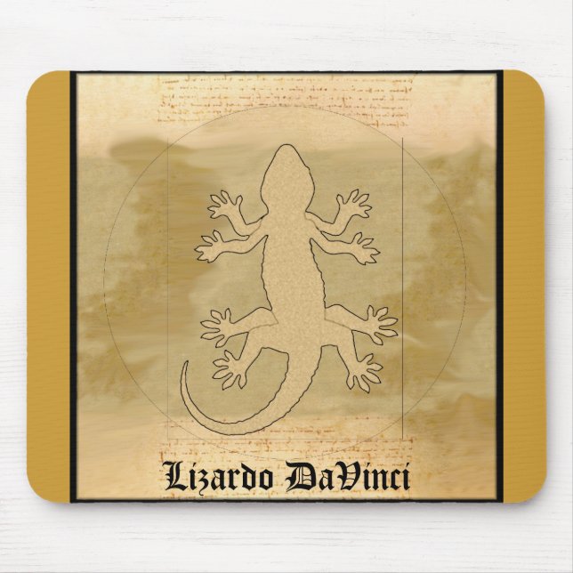 Mousepad Lizardo DaVinci (Frente)