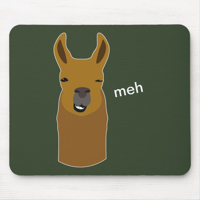 Mousepad Llama Engraçado (Frente)