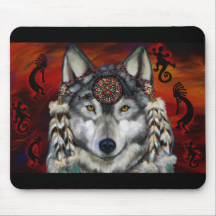 Mousepad Lobo Cinzento