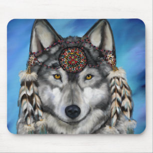 Mousepad Lobo Cinzento