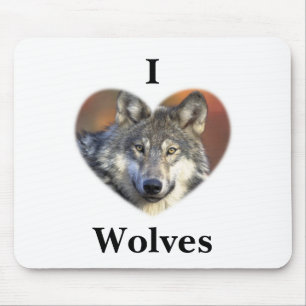 Mousepad Lobo cinzento