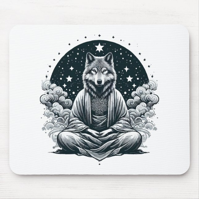 Mousepad Lobo Consciente (Frente)