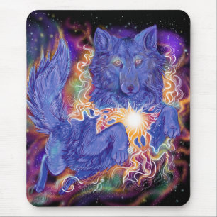 Mousepad Lobo Cósmico