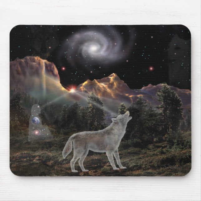 Mousepad Lobo da estrela (Frente)