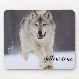 Mousepad Lobo de Almofada-Yellowstone do rato