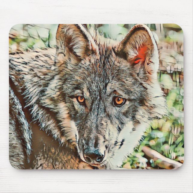 Mousepad lobo de toons (Frente)