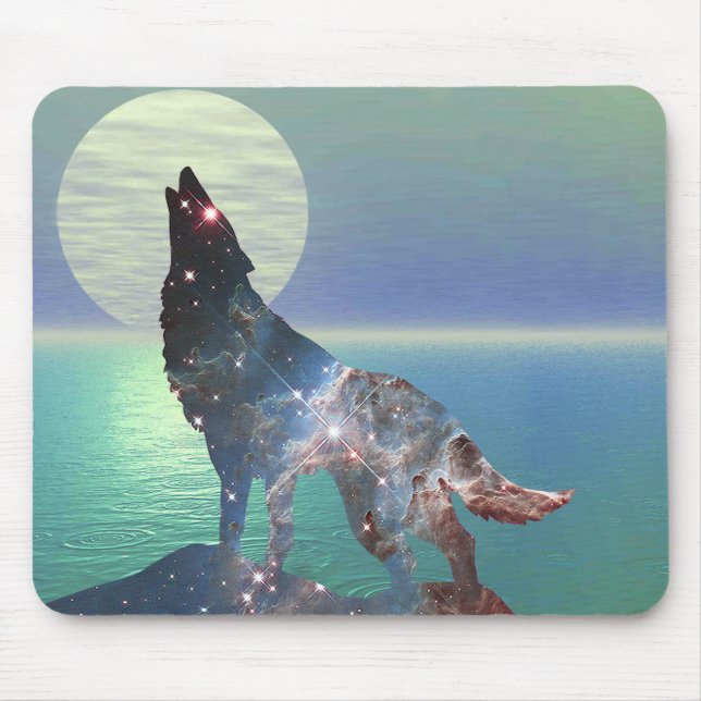 Mousepad Lobo Estelar (Frente)