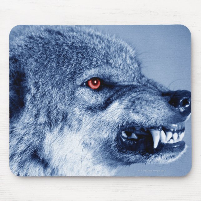 Mousepad Lobo-nariz (Canis Lupus), perfil (Digital (Frente)