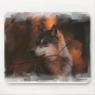 Mousepad Lobo solitário 2