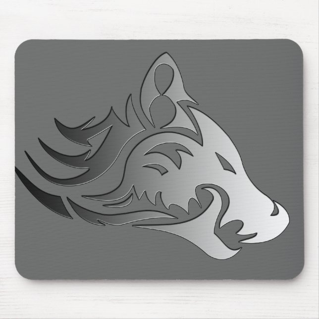 Mousepad Lobo tribal (Frente)