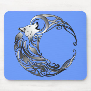 Mousepad Lobo tribal - protegido