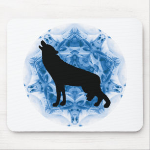 Mousepad Lobos do lobo do urro