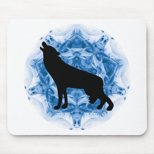Mousepad Lobos do lobo do urro (Frente)