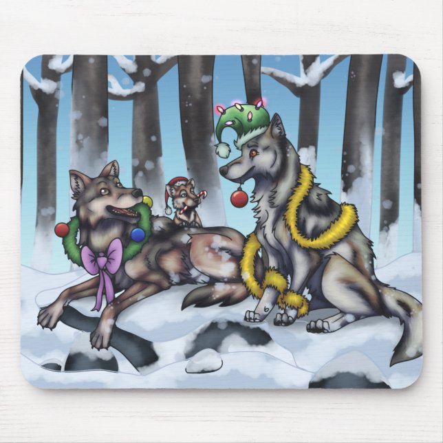 Mousepad Lobos Feriados (Frente)