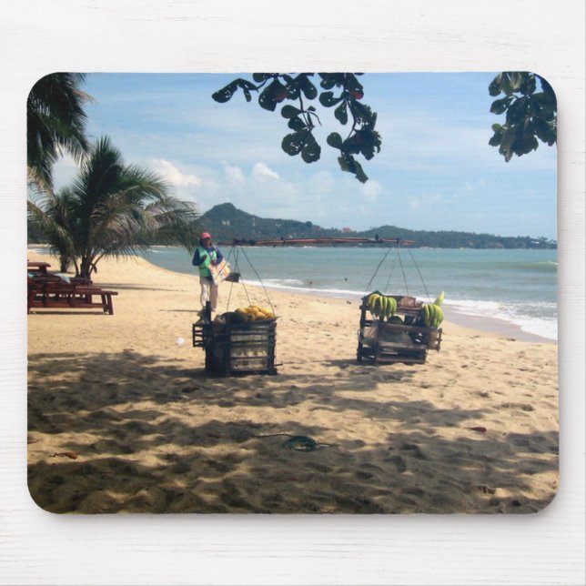 Mousepad Locais de praia... Lamai Beach, Ilha Koh Samui (Frente)