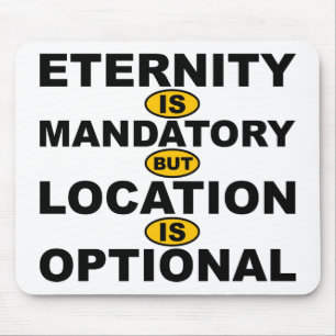 Mousepad Localização Eterna Almofada de Rato Opcional Obrig