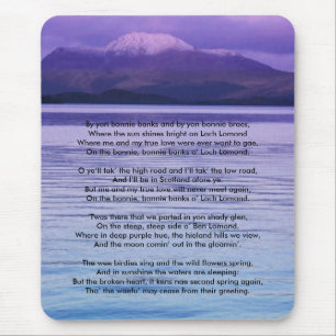 Mousepad Loch Lomond por bancos bonnie yon