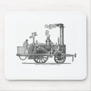 Mousepad Locomotiva de Vapor Antecipado
