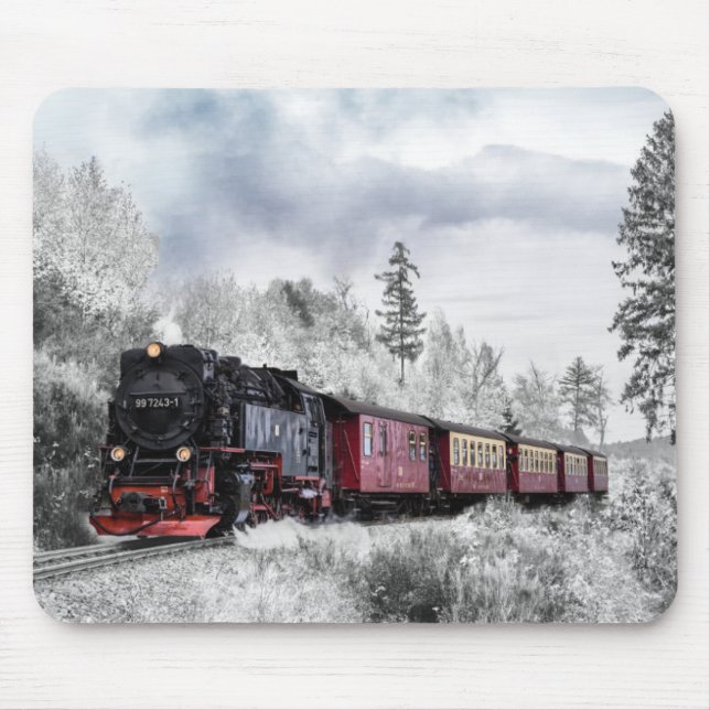 Mousepad Locomotiva de Vapor Incrível (Frente)