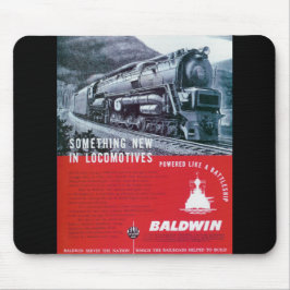 Mousepad Locomotiva locomotiva da turbina de vapor S-2 de