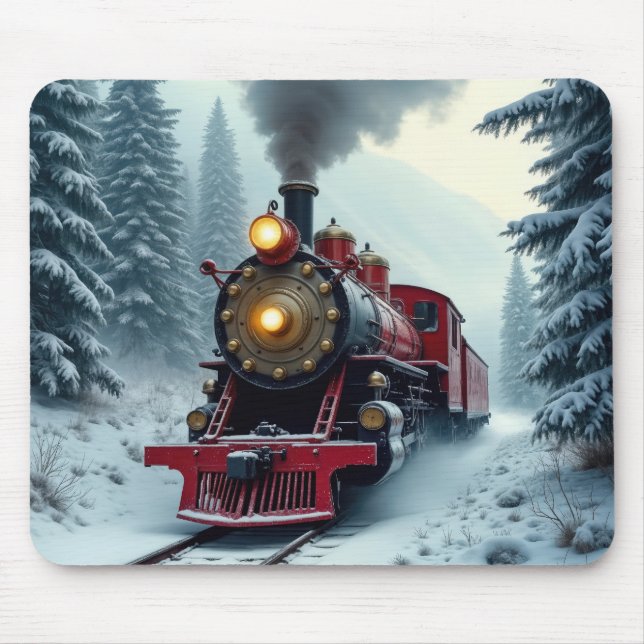 Mousepad Locomotiva Vintage Steam (Frente)