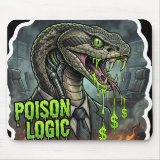 Mousepad Lógica Venenosa – Mentiras Lucram Político Cobra