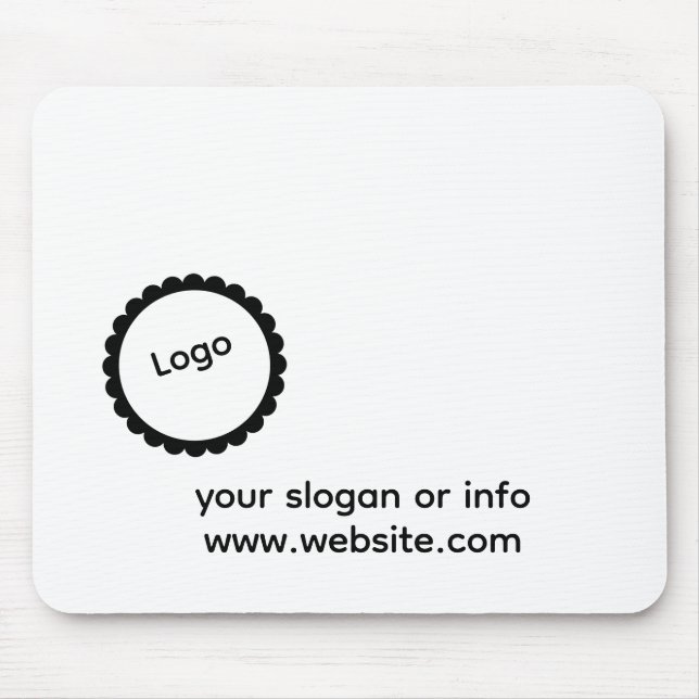 Mousepad Logo | Business Corporate Company Minimalist Gel  (Frente)