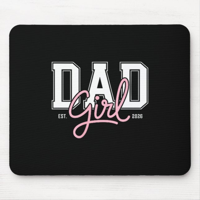 Mousepad Logo será papai de menina 2026 promovido a (Frente)