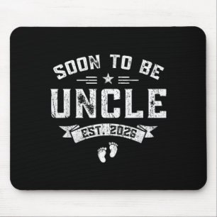 Mousepad Logo Tio em Breve 2026 Revelação do Sexo Gravidez