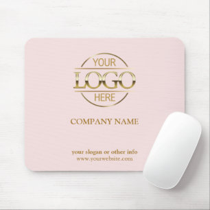 Mousepad Logotipo comercial da empresa do Promocional rosa 
