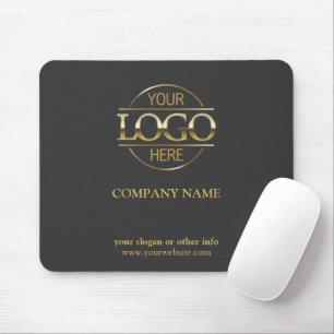 Mousepad Logotipo comercial da empresa Promocional Cinza es