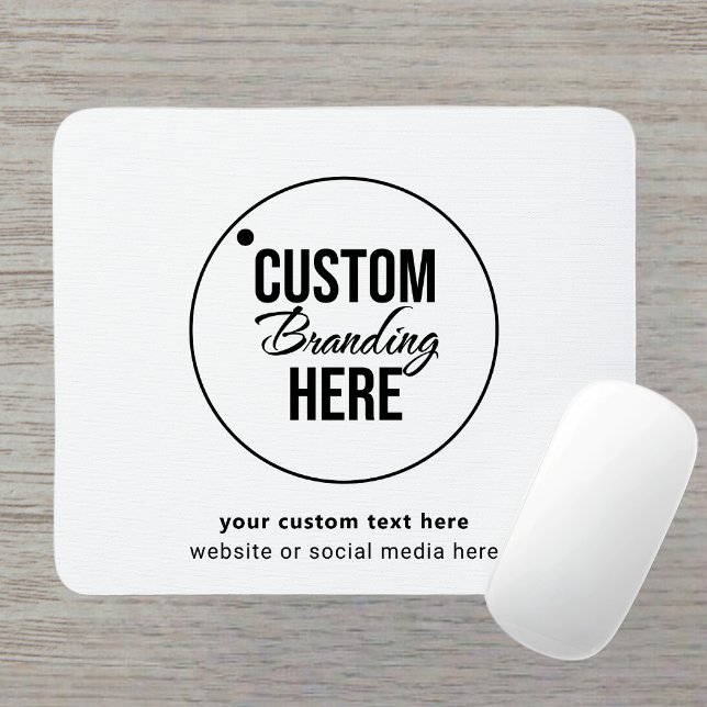 Mousepad Logotipo comercial minimalista (logo mouse pad)