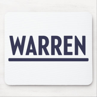 Mousepad Logotipo da campanha presidencial Elizabeth Warren