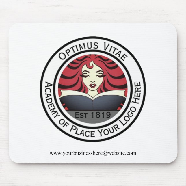 Mousepad Logotipo da Empresa Negócios (Frente)
