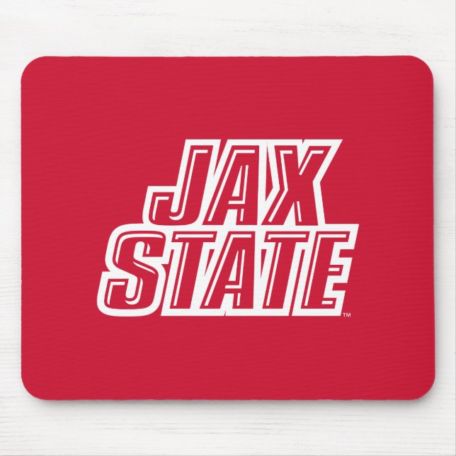 Mousepad Logotipo da Jacksonville State University JAX STAT (Frente)
