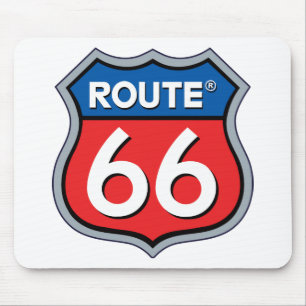Mousepad Logotipo da rota 66