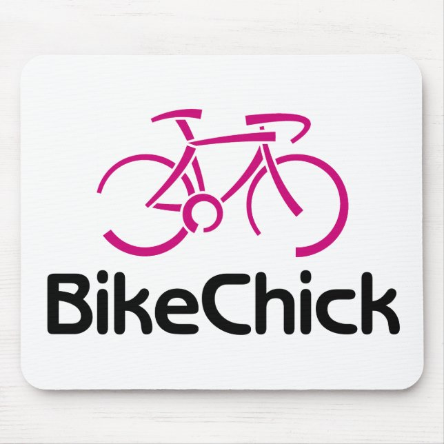 Mousepad Logotipo de BikeChick (novo) (Frente)
