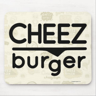 Mousepad Logotipo de Cheezburger (preto)
