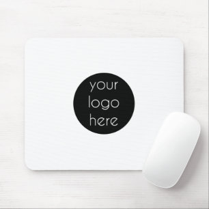 Mousepad Logotipo de empresa profissional moderno, branco n