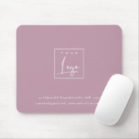 Logotipo de empresa simples, cor-de-rosa, com Prom